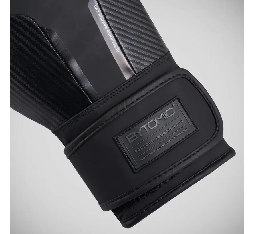 Zwart/Zwart Bytomic Performer Carbon Evo bokshandschoenen