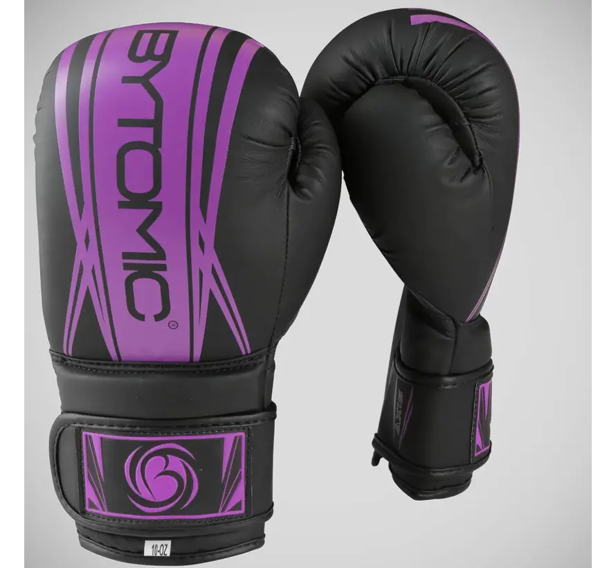 Zwart/paarse Bytomic Axis bokshandschoenen voor dames
