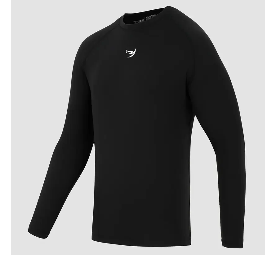 Zwarte Fumetsu Origins rashguard met lange mouwen