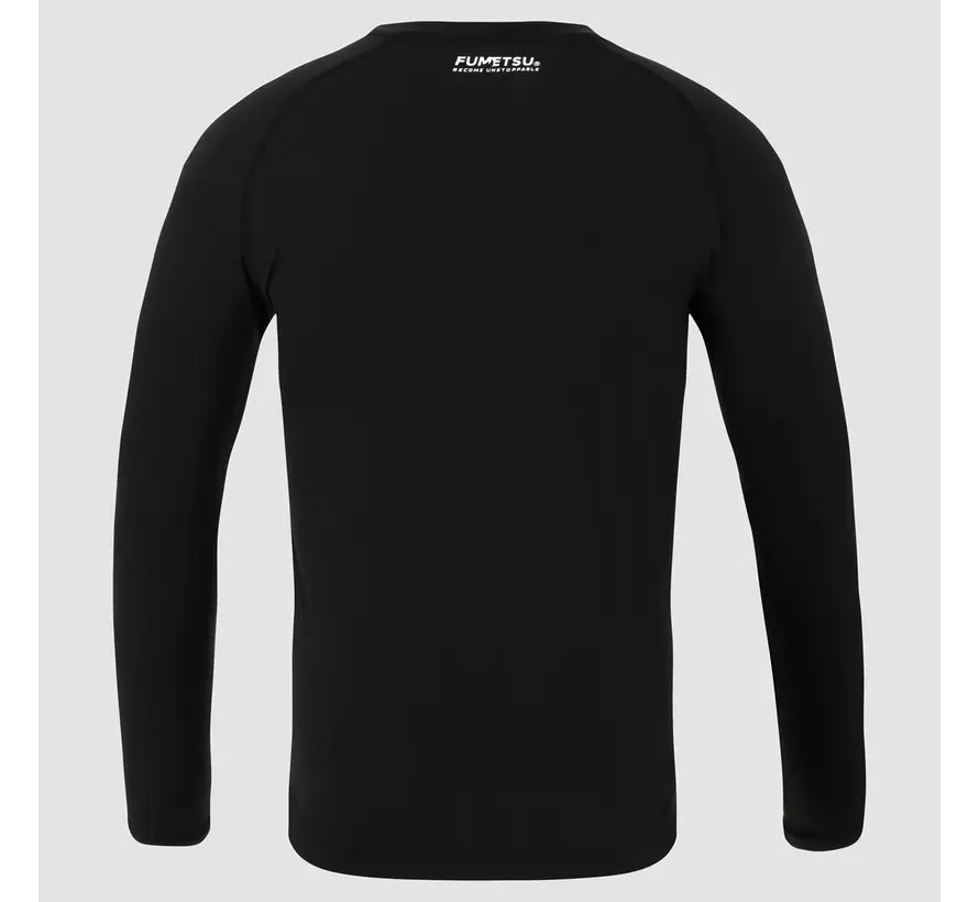 Zwarte Fumetsu Origins rashguard met lange mouwen