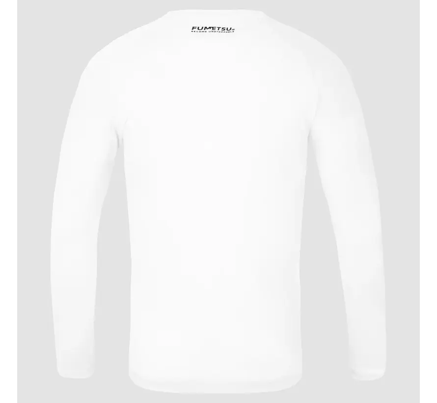 Witte Fumetsu Origins rashguard met lange mouwen