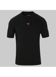 Fumetsu Fumetsu Origins Rashguard met korte mouwen, zwart/oranje