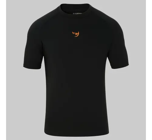 Fumetsu Fumetsu Origins Rashguard met korte mouwen, zwart/oranje
