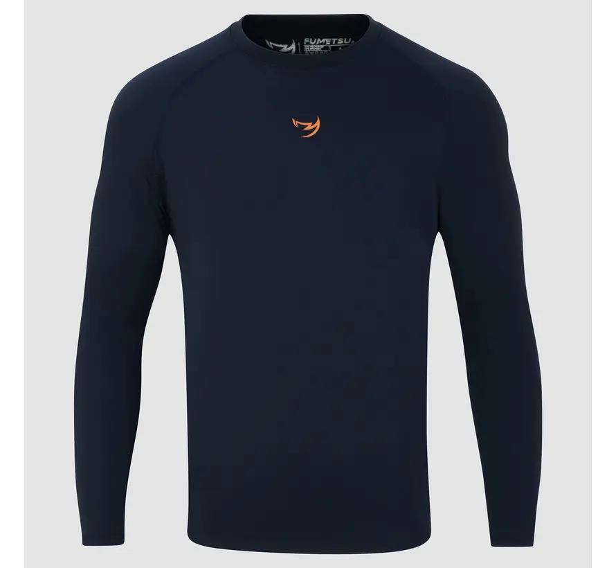 Navy Fumetsu Origins Rashguard met lange mouwen