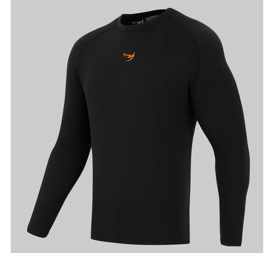 Fumetsu Origins Rashguard met lange mouwen Zwart/Oranje