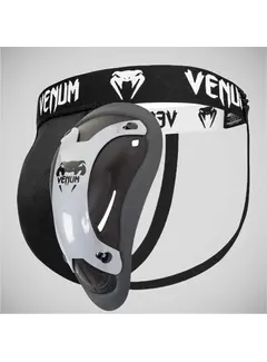 Venum Zwart/zilveren Venum Competitor kruisbeschermer voor heren