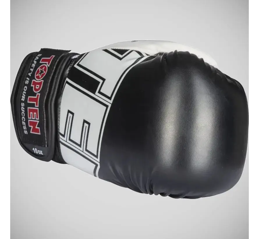 Top Ten NK3 bokshandschoenen, zwart