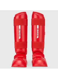 Bytomic Rood/witte Bytomic Red Label karate-scheenbeschermer/wreefbeschermer