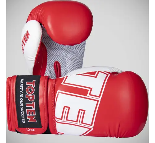 Top Ten Top Ten NK3 bokshandschoenen rood