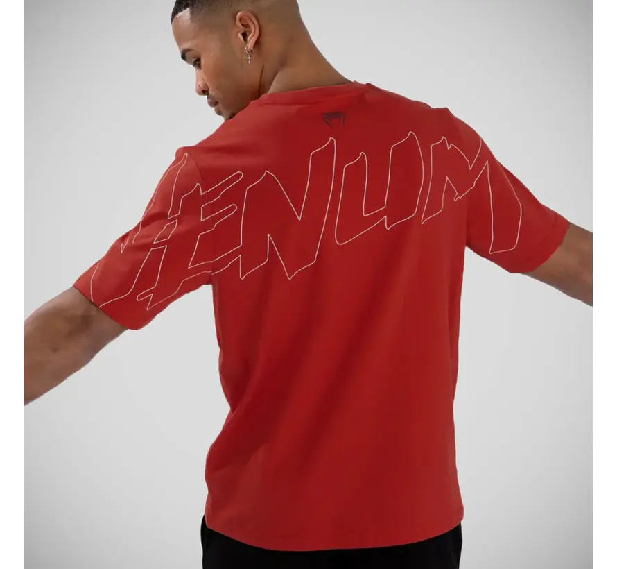 Venum T-shirt met slangenprint, rood