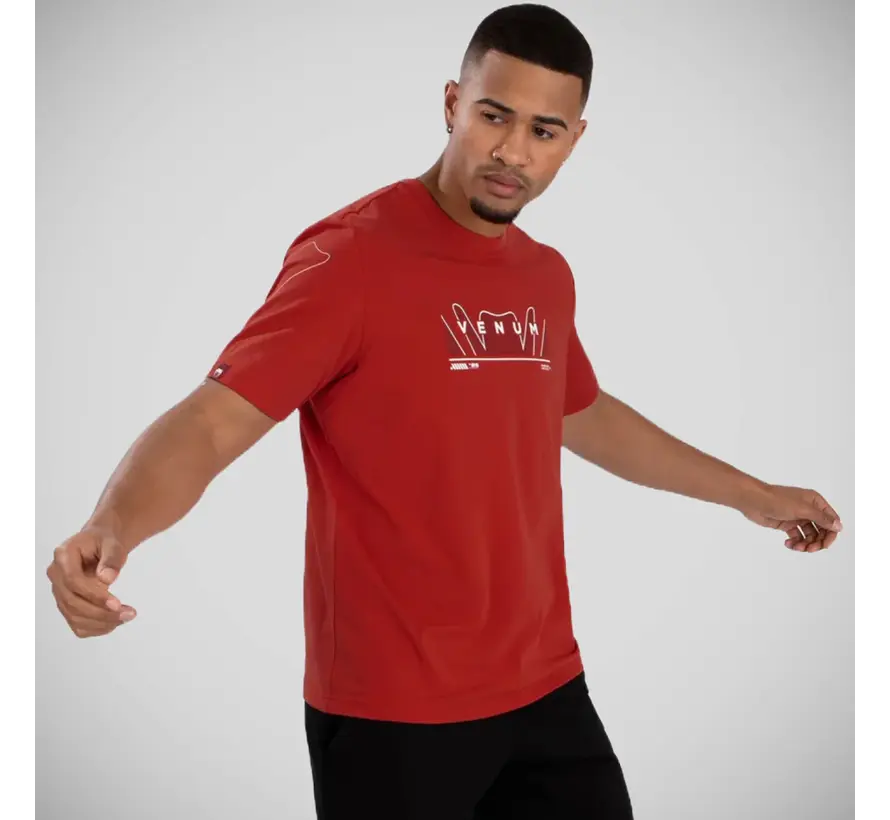 Venum T-shirt met slangenprint, rood