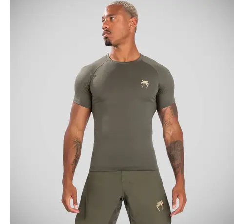 Venum Venum Contender rashguard met korte mouwen, kaki