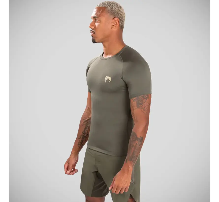 Venum Contender rashguard met korte mouwen, kaki