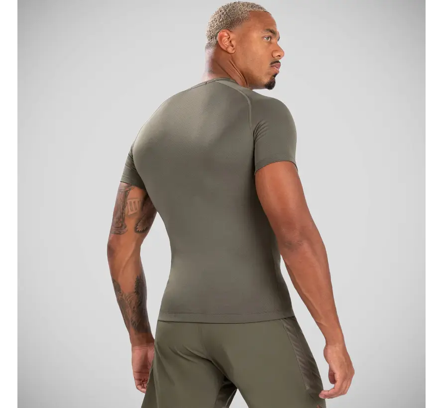 Venum Contender rashguard met korte mouwen, kaki