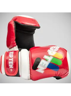 Top Ten Red Top Ten Glossy Block ITF Pointfighter-handschoen