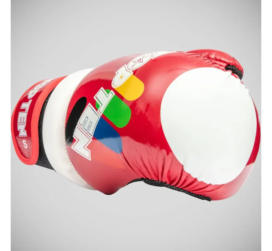 Red Top Ten Glossy Block ITF Pointfighter-handschoen