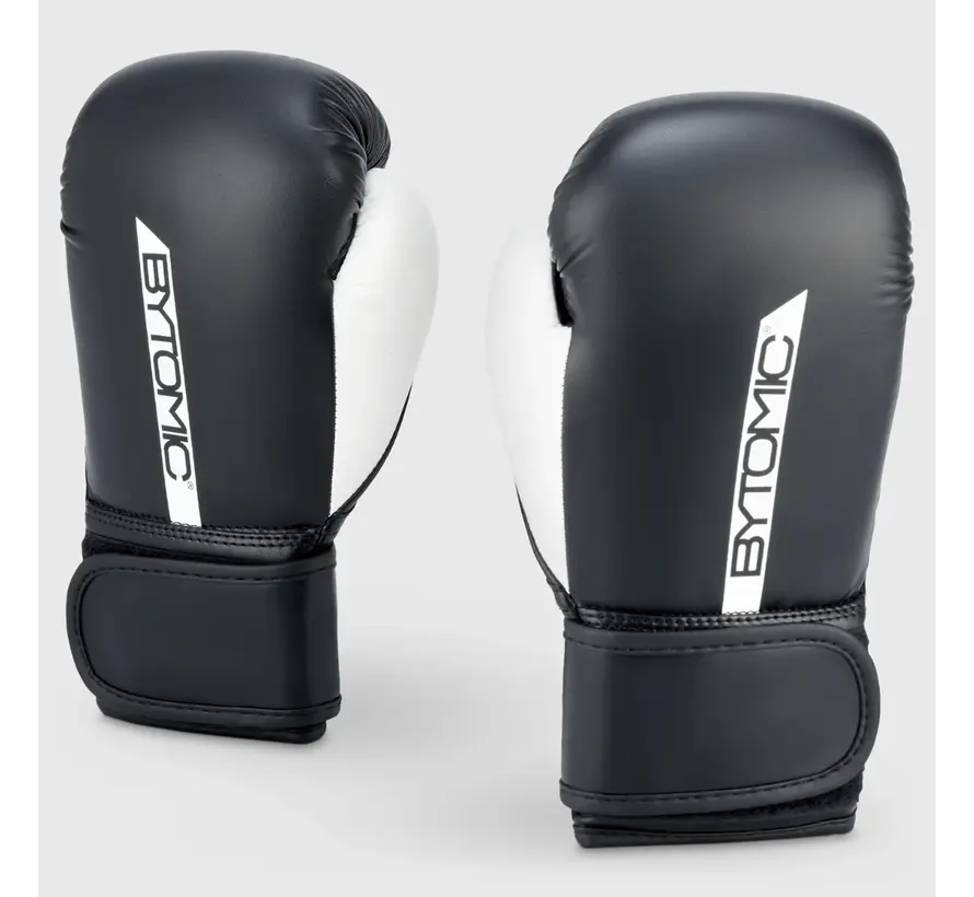 Zwart/witte Bytomic Red Label-bokshandschoenen
