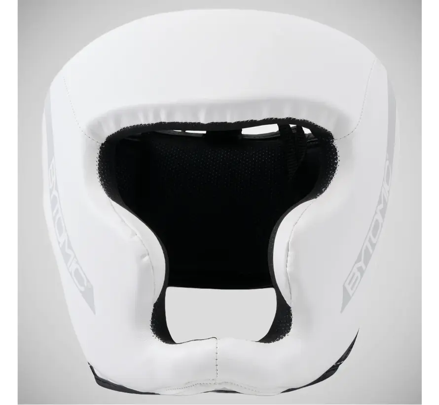 Wit/grijze Bytomic Red Label-hoofdbeschermer voor toernooien