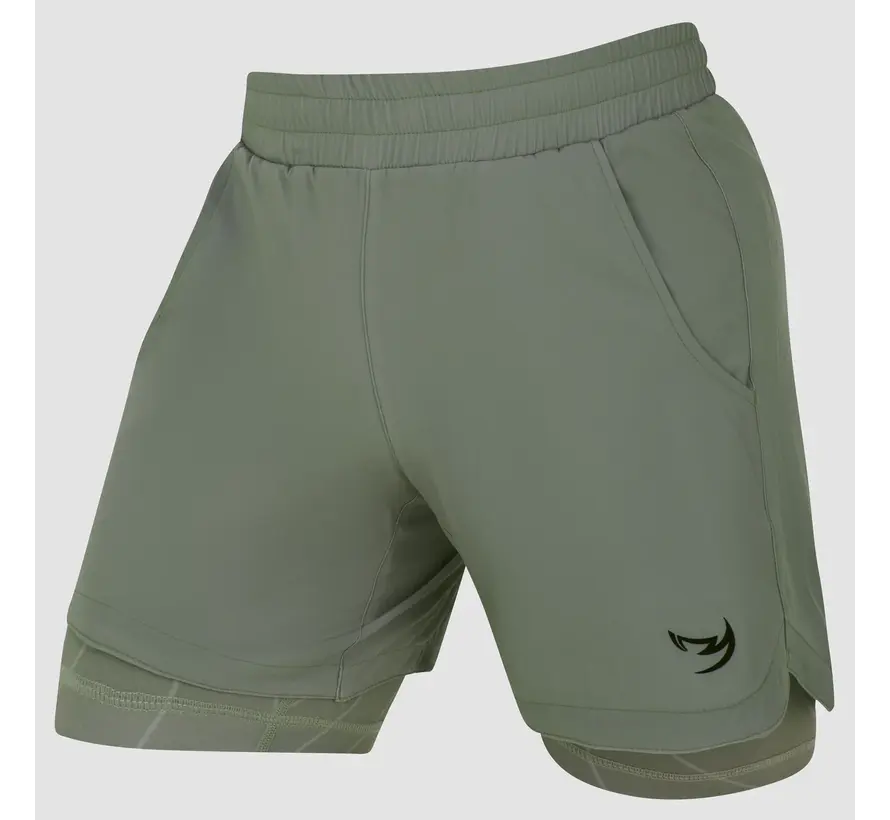 Sand Fumetsu Icon trainingsshort met dubbele laag