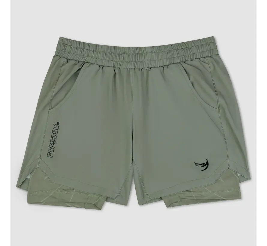 Sand Fumetsu Icon trainingsshort met dubbele laag