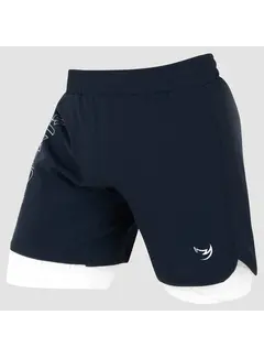 Fumetsu Marineblauw/witte Fumetsu Icon dubbellaagse vechtshort