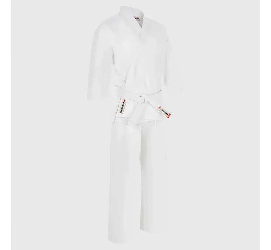 Wit Bytomic Red Label karatepak van katoen voor volwassenen, 7 oz