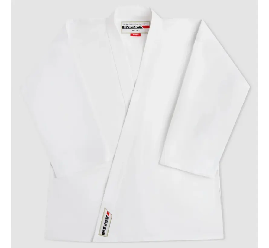 Wit Bytomic Red Label karatepak van katoen voor volwassenen, 7 oz