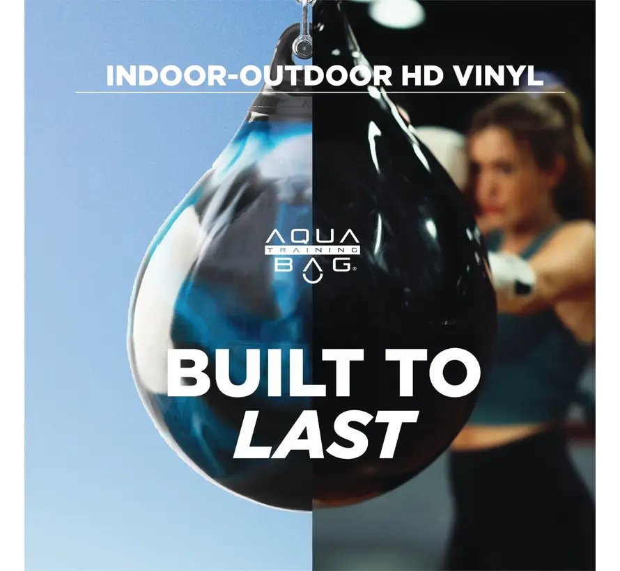 Zwarte Aqua-bokszak van 53 cm, 86 kg