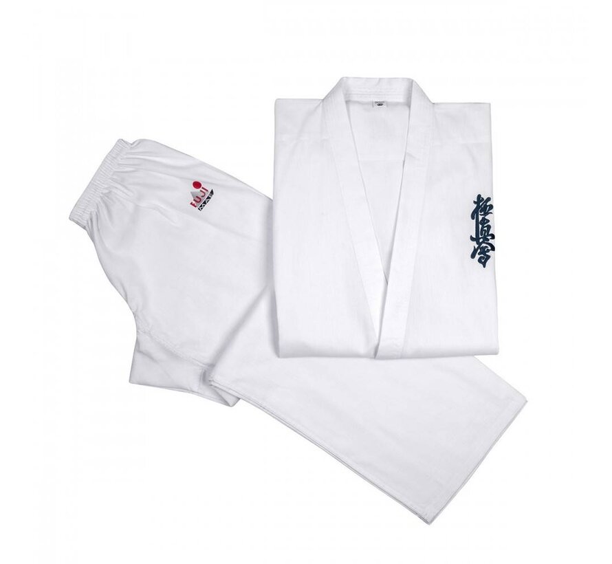 Basic lichtgewicht Kyokushin Karate pak 6,5 oz -100 Cm - OP=OP