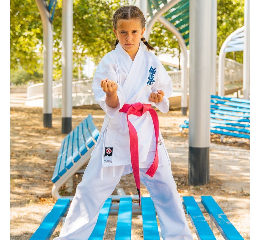 Basic lichtgewicht Kyokushin Karate pak 6,5 oz -100 Cm - OP=OP