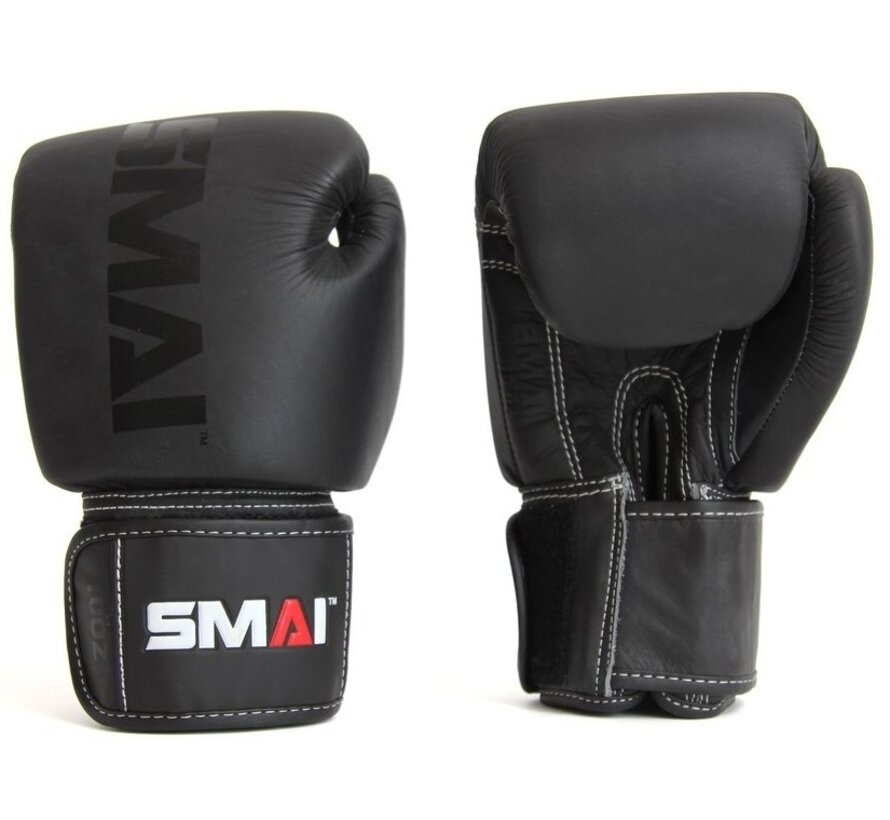 SMAI Elite P85 bokshandschoenen, lederen, zwart - 10 Oz - OP=OP