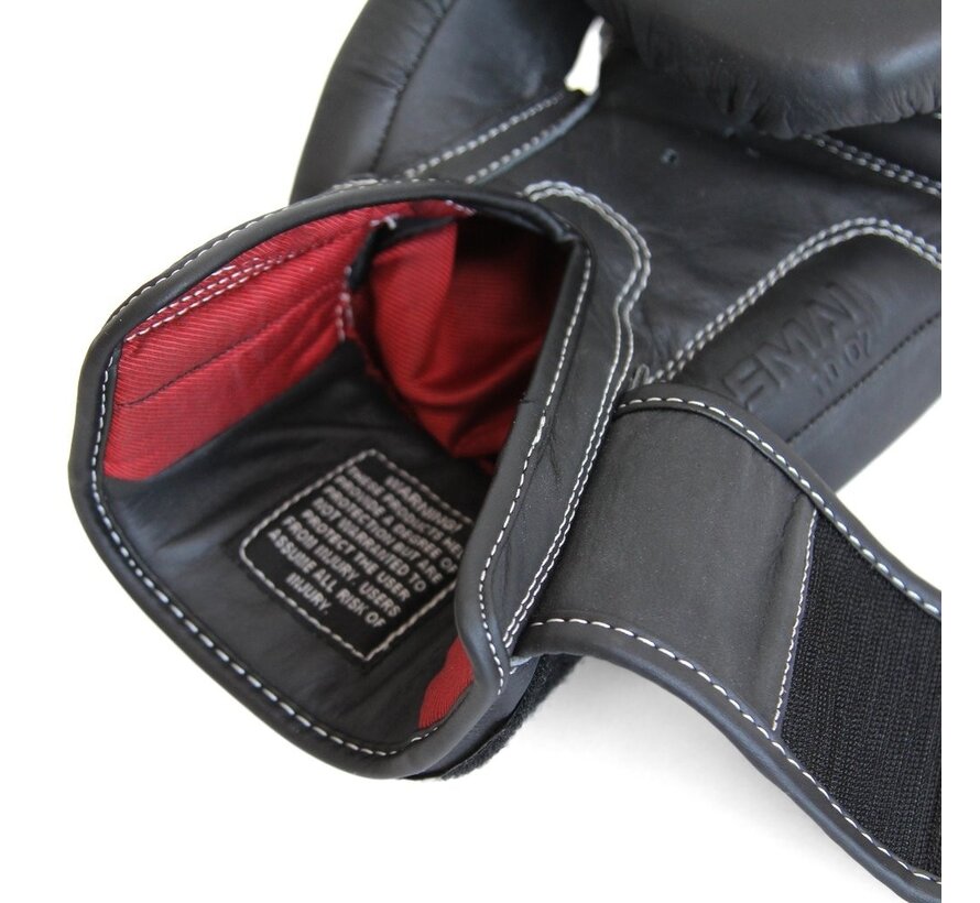 SMAI Elite P85 bokshandschoenen, lederen, zwart - 10 Oz - OP=OP