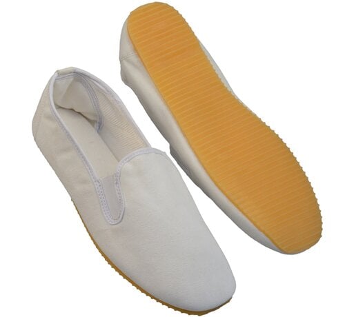 Phoenix Witte Kung Fu Schoentjes rubber zool - Maat 46 - OP=OP