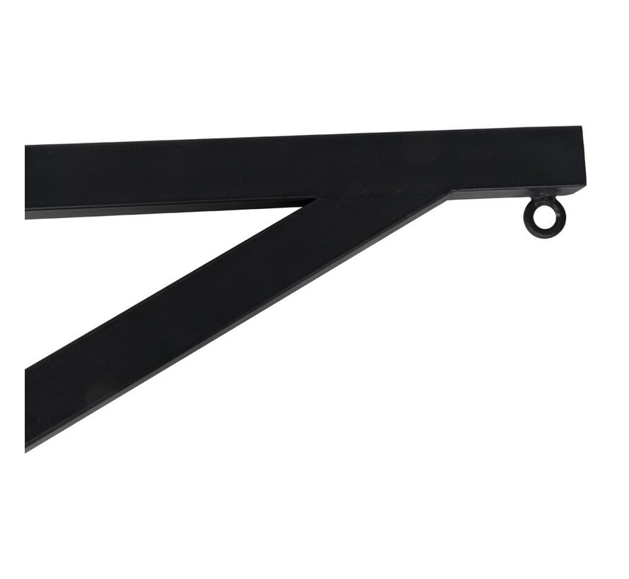 PX bokszakbeugel voor wandmontage, 81 x 41 cm, zwart