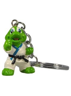 Phoenix Groene vechtende draak-sleutelhanger