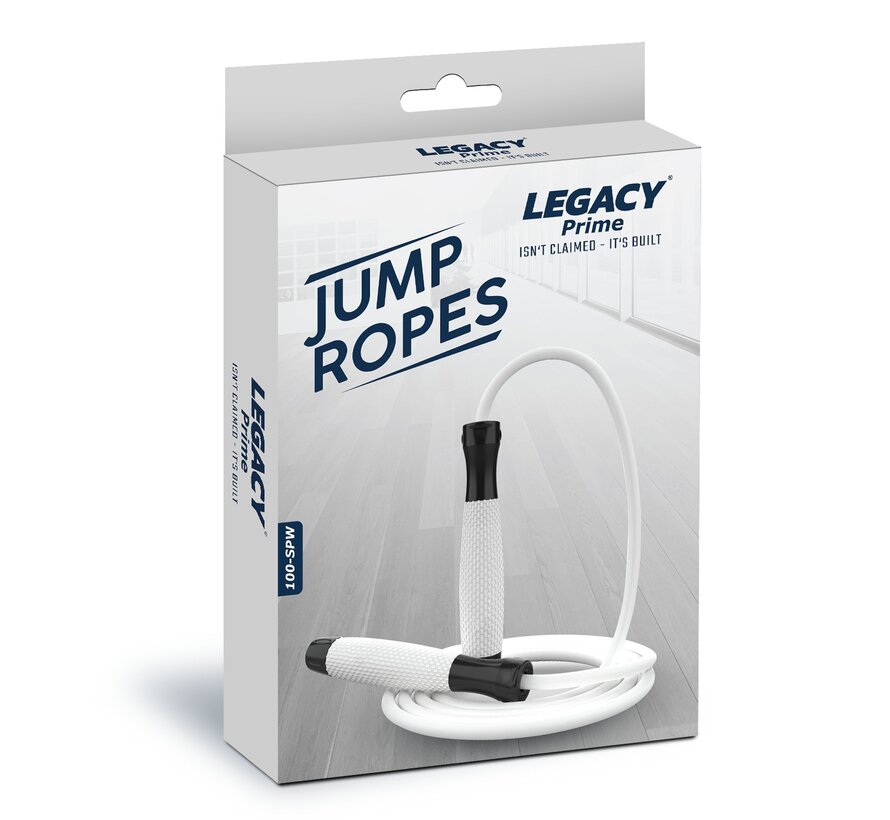 LEGACY Prime springtouw – verzwaard, wit