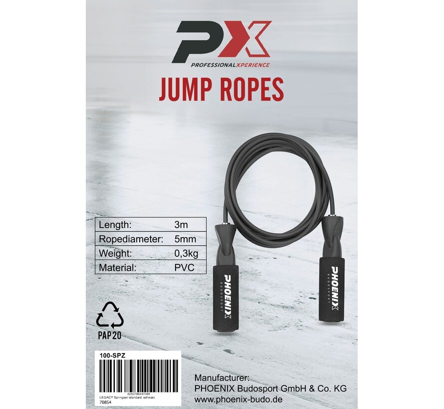 LEGACY Springtouw standaard, zwart