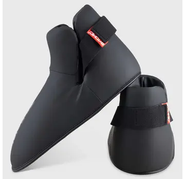 Bytomic Zwart/Zwart Red Label Pointfighter-voetbeschermers - OP=OP - maat XL