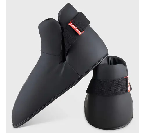 Bytomic Zwart/Zwart Red Label Pointfighter-voetbeschermers - OP=OP - maat XL