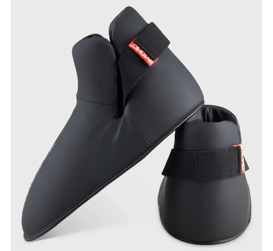 Zwart/Zwart Red Label Pointfighter-voetbeschermers - OP=OP - maat XL