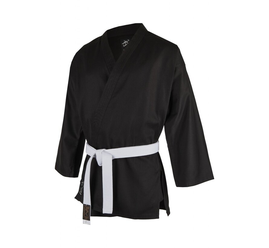 Standaard vechtsport jas zwart - 150 Cm - OP=OP