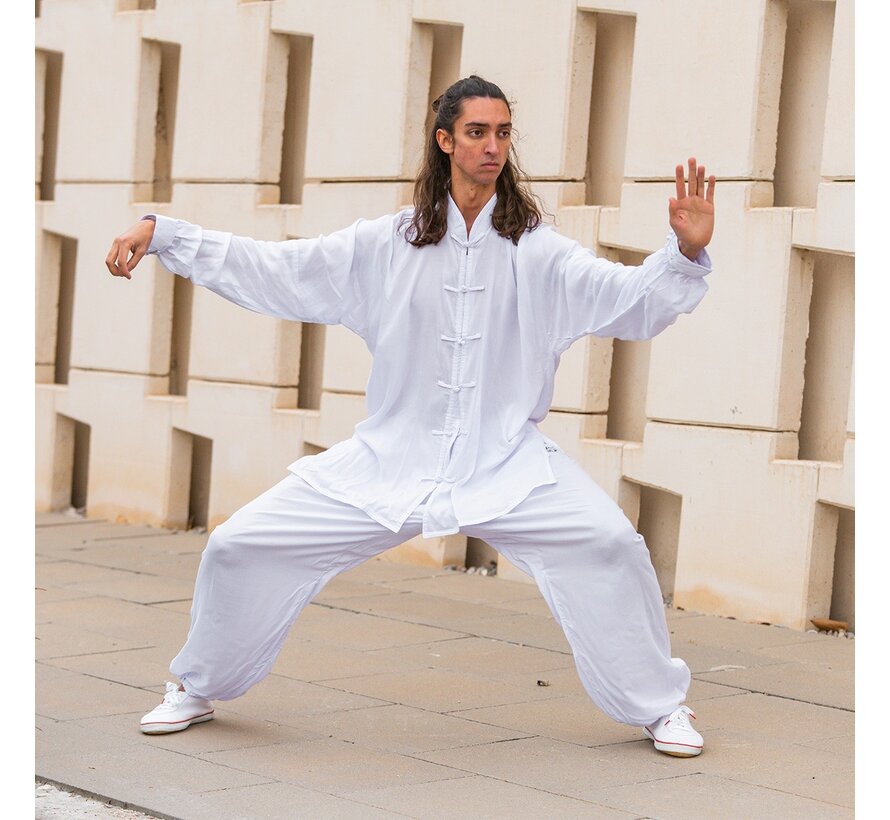Training Tai Chi jas - Maat 160 Cm - OP=OP