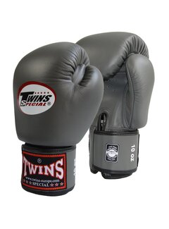 Twins Bokshandschoenen, genuine leder, grijs - 16 Oz - OP=OP