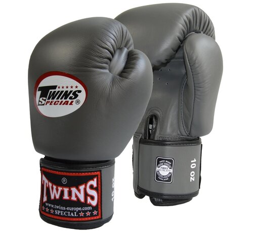 Twins Bokshandschoenen, genuine leder, grijs - 16 Oz - OP=OP