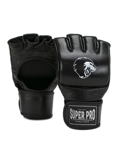 Super Pro Combat Gear Super Pro Combat Gear Slugger Mma Handschoenen, Zwart,Wit  - Maat L- OP=OP