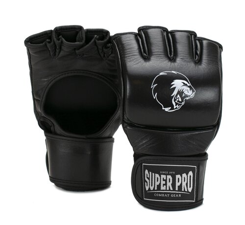 Super Pro Combat Gear Super Pro Combat Gear Slugger Mma Handschoenen, Zwart,Wit  - Maat L- OP=OP