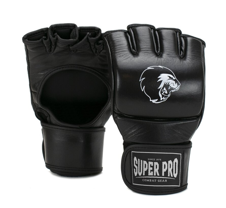Super Pro Combat Gear Slugger Mma Handschoenen, Zwart,Wit  - Maat L- OP=OP
