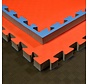 9 stuks Judo matten rood-blauw 100x100x4 cm