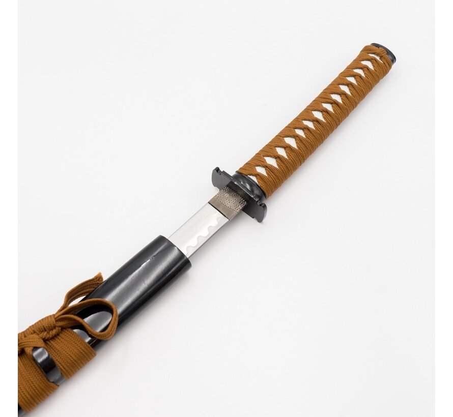 Decoratieve katana zwart bruin
