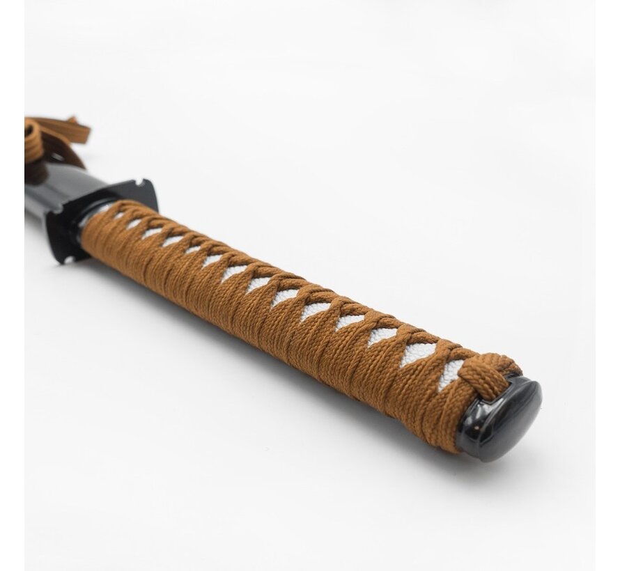 Decoratieve katana zwart bruin